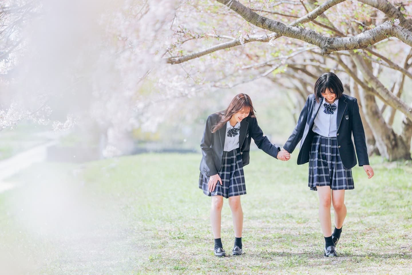 女子学生二人